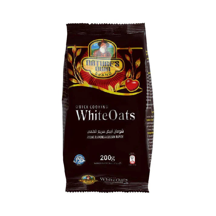 NATURES OWN CEREAL WHITE OATS 200 GM